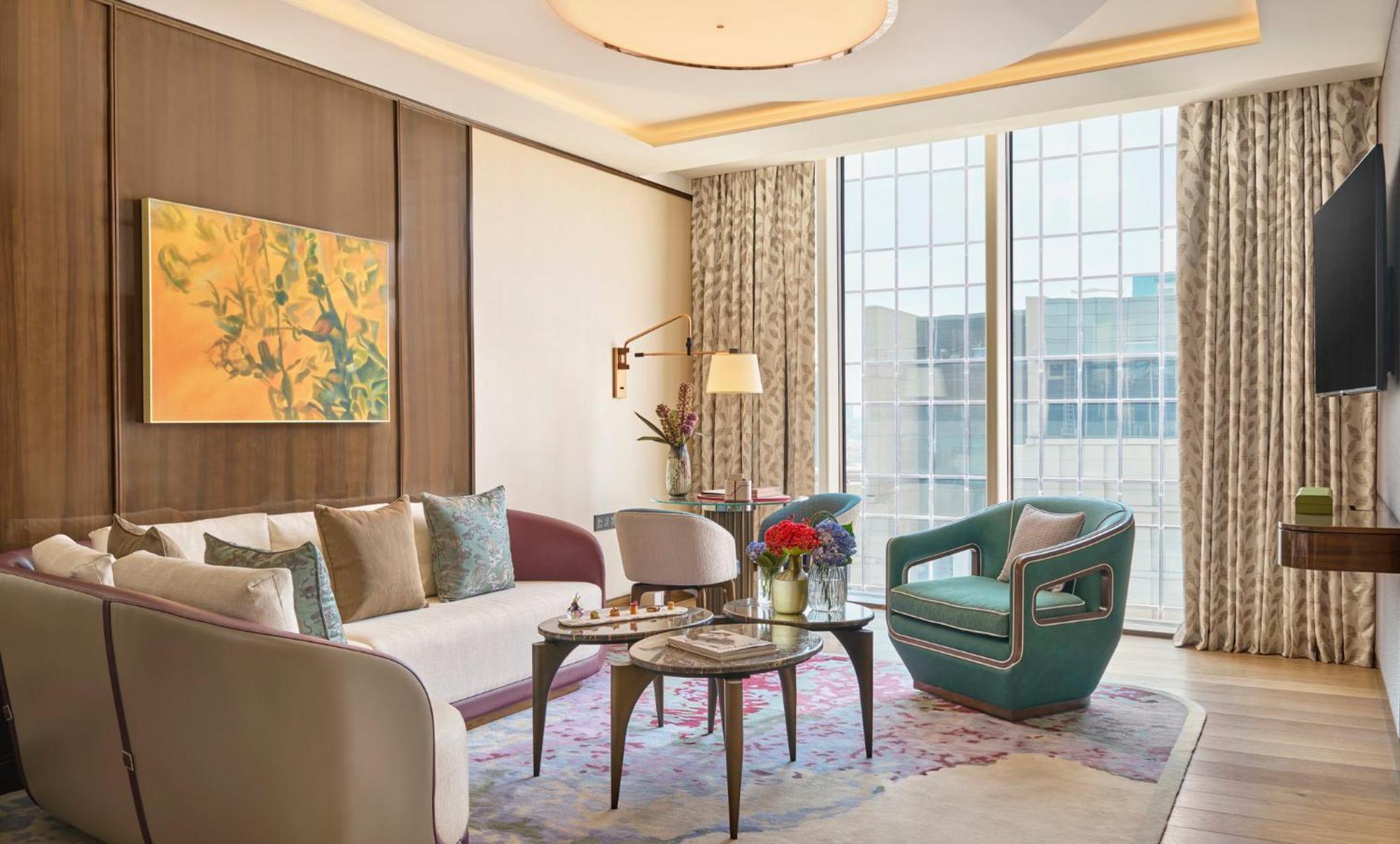 Mandarin Oriental Al Faisaliah, Ριάντ Εξωτερικό φωτογραφία A living room at the hotel